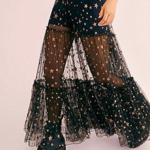 Free people maxi tulle skirt x small